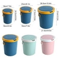 thumbnail image 4 of maskred Nordic Contrasting Color Trash Cans - Perfect Solution For Your Household Cleaning - Convenient And High-Quality Design green medium size, 4 of 6