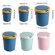thumbnail image 5 of Wosthever Nordic - Household Products Garbage Bin Kitchen Office with Plastic Basket Garbage Spring Cover Living Cap Bin Suministros de limpieza para el hogar azul talla grande, 5 of 6