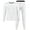 White, variant on Lalamelon Men's Thermal Underwear Sets Top & Long Johns Breathable Quick Drying Thermo Base Layer