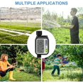 thumbnail image 5 of Temporizador de riego automático, temporizador de riego automático para jardín, generador de riego automático, con función de bloqueo para niños, resistente al agua, pantalla LCD grande, 5 of 5