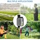 thumbnail image 5 of Temporizador de riego automático, temporizador de riego automático para jardín, generador de riego automático, con función de bloqueo para niños, resistente al agua, pantalla LCD grande, 5 of 5