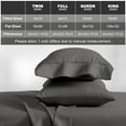 thumbnail image 5 of Liwarace 4 Pieces Full Size Bed Set Solid Color Deep Pocket Sheets,Gray, 5 of 13