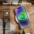 thumbnail image 5 of Magnetic for iPhone 13 Pro Phone Case, [Compatible with MagSafe][Military Shockproof Protection] Silicone Case with Soft Microfiber Lining, Camera & Screen Protection 6.1 inch, White, 5 of 15