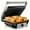 Black, variant on 3-in-1 Electric Indoor Grill & Panini Press - Non-Stick Plates, 180° Opening, Floating Hinge, Grease Tray, Preheat Light - 304 Stainless Steel, Compact, Ideal for Burgers/Steaks/Chicken