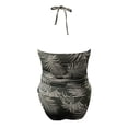 thumbnail image 2 of Traje de Baño Tankini Op para Mujer con Amarre Halter Verde Militar Talla G, 2 Piezas, 2 of 4