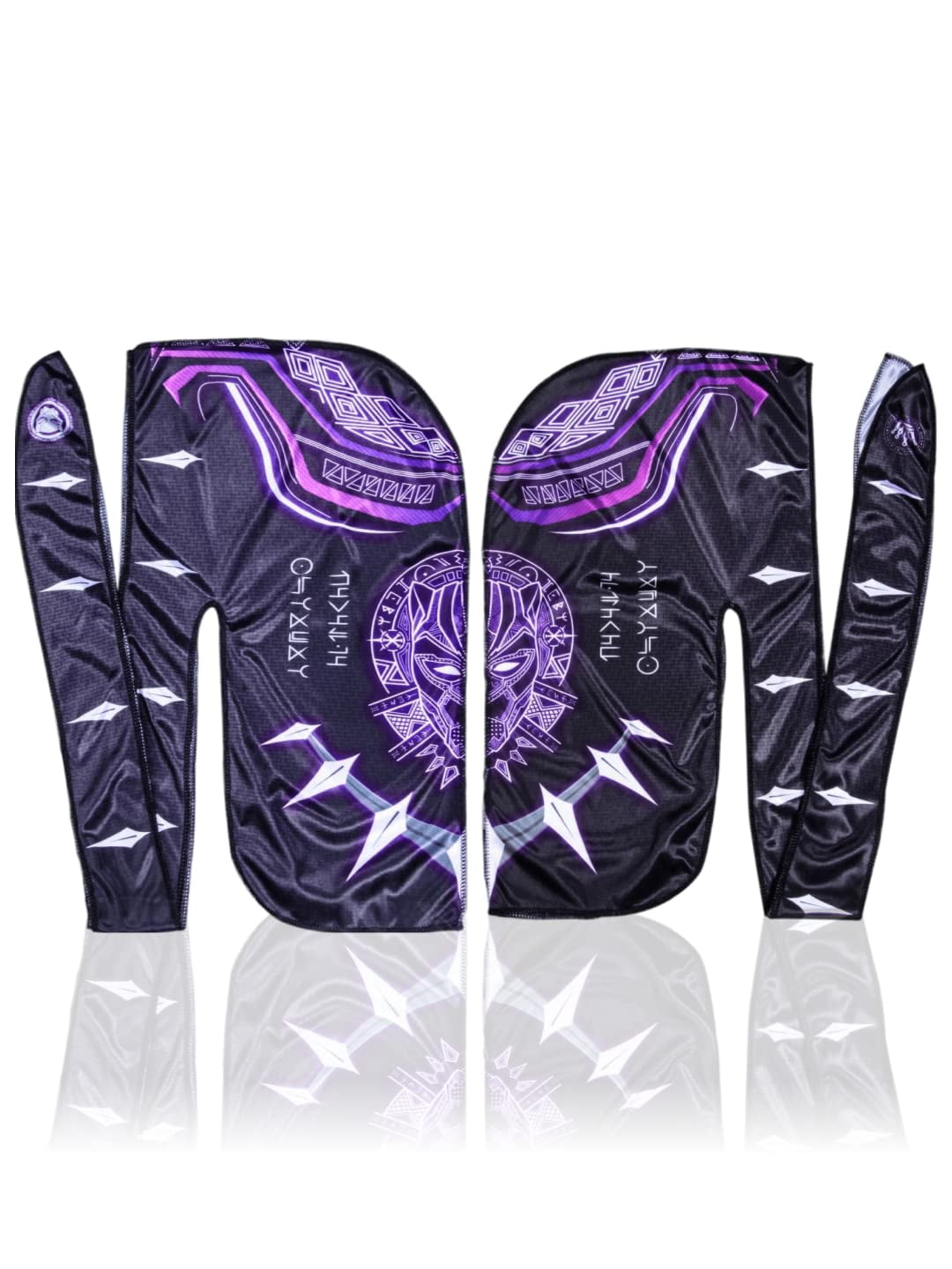 Art Silky Pattern Anime Durag Waves with Long Tails and Quadruple ...