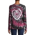 thumbnail image 3 of No Boundaries Juniors' Long Sleeve Tie Dye T-Shirt, 3 of 7