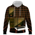 thumbnail image 1 of Sudadera con capucha y cremallera de marca de moda para hombre y mujer, sudadera con capucha informal de hip hop con estampado 3D y tecnología digital, ropa para hombre, 1 of 6