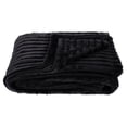 thumbnail image 4 of Mainstays Channel Faux Fur Blanket, Greystone, Full/Queen, 86" x 90", 4 of 6