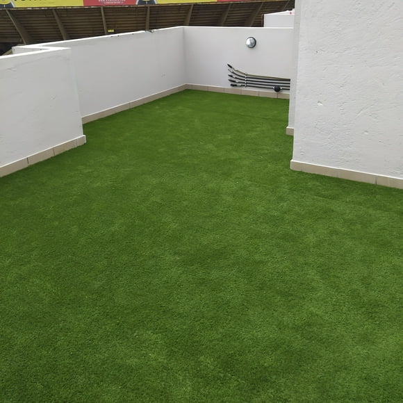 Pasto Artificial Livingreen Denali 2 m2 Césped Sintético Color Verde con Café 20mm de Espesor