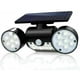 thumbnail image 2 of Foco de energía solar, focos ajustables de doble cabezal para una iluminación exterior súper brillante, instalación sencilla que garantiza una configuración sin complicaciones, 2 of 5