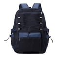 thumbnail image 4 of TGPMGRZ Mesh Backpack for School, Heavy Duty Back to School See Through Net Bookbag, Semi-Transparent Net Back Pack (Blue), 4 of 4
