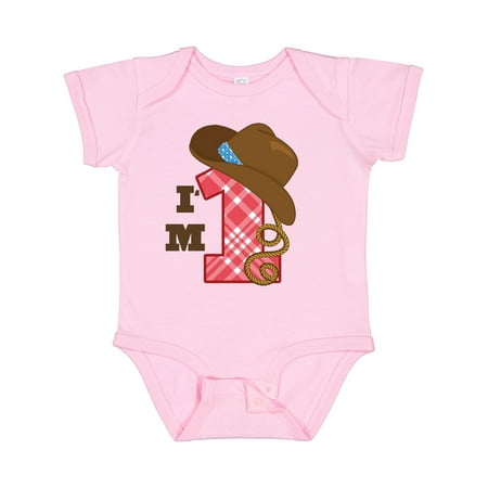 

Inktastic Cowboy 1st Birthday Western Gift Baby Boy Bodysuit