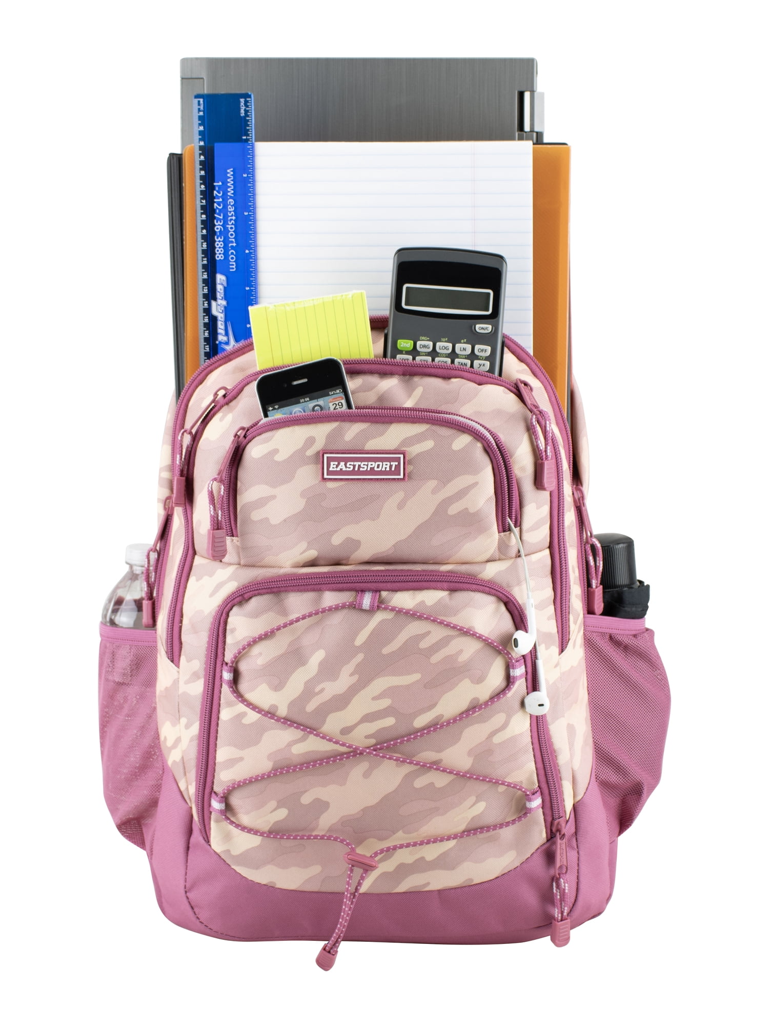 Eastsport Surge Sport Backpack, Pink Fluid Camo