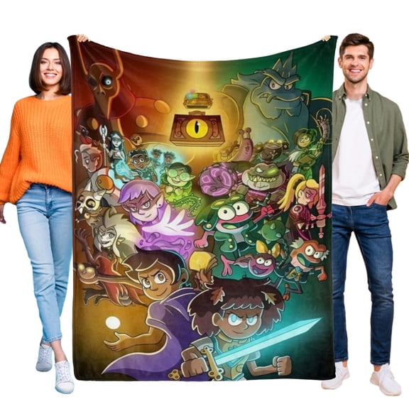 Blanket The Owl House for Boys Girls Lightweight Kids Throw Blanket Cute Soft Blankets Flannel Plush Blankets Gifts 30x40in