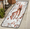 Multicolour 3, variant on ADECORIVY Ginkgo Leaves Hallway Runner Rug 2x6 Washable Kitchen Runner Non Slip Laundry Room Bathroom Rug Light Green Marble Soft Carpet for Living Room Entryway Mat