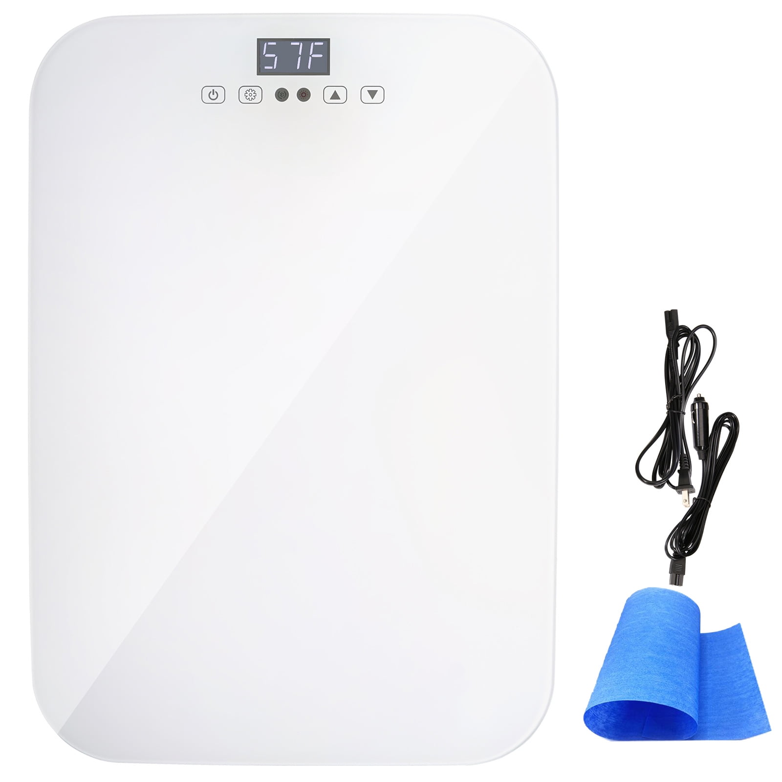 KFFKFF Mini Refrigerator 20L 22 Cans Skin Care Product Refrigerator AC/DC Mini Cosmetic Makeup Refrigerator