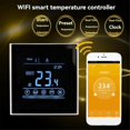 thumbnail image 2 of Tuya Smart Intelligent WiFi Thermostat Room Electric/Water/Gas Boiler Floor Heating Temperature Controller 16A, 2 of 5