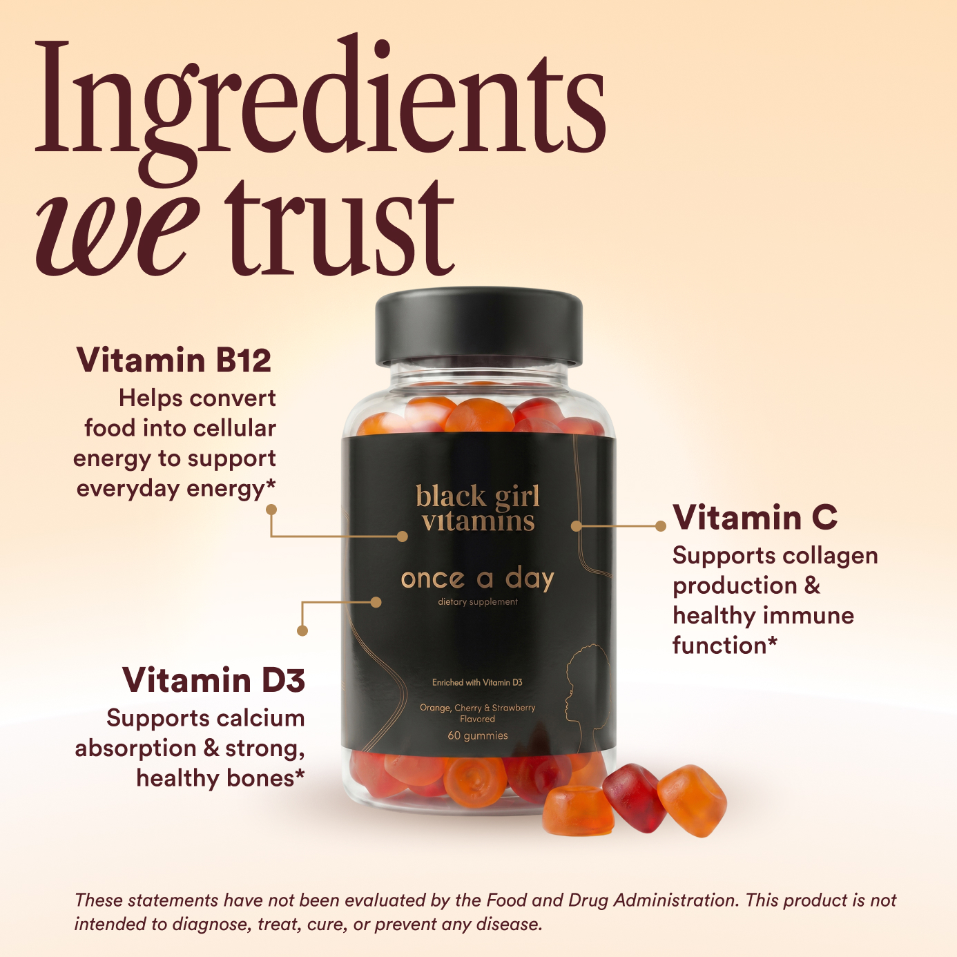 Black Girl Vitamins Once a Day Women's Gummy photo 4