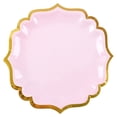 thumbnail image 1 of Platos Prichos París Rosa de Cartón 6 Piezas por Empaque, 1 of 4