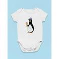 thumbnail image 3 of Cute Penguin With Ice Cream Bodysuit Infant -Image by Shutterstock,  6 Months, 3 of 4