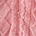 thumbnail image 6 of YUEHUA Warm Onesies for Babies Girls Bodysuits Winter Fleece Romper Warm Outerwear Infant Jumpsuit Cozy Outfit Toddler Sleepwear For Babies 3 18 Months, 6 of 8