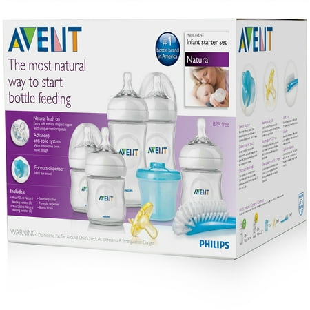 Philips Avent Natural Newborn Baby Bottle Starter Set, BPA-Free