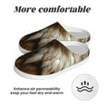 thumbnail image 6 of Yiaed Funny Bald Eagle Print Slippers Fuzzy Warm Cozy Slippers Non Slip House Slippers For Indoor Outdoor Slippers House Slippers-8, 6 of 7