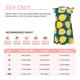 thumbnail image 3 of Fotbe Lemon Vestido de Dormir para Niñas de 3 a 10 Años, Mangas Cortas, Estilo Princesa, Pijama Camisón con Mangas Voladas-Small, 3 of 6