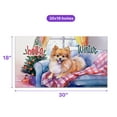 thumbnail image 5 of Watercolor Hello Winter Pomeranian Chill Christmas Welcome Doormat Pom Dog Lover Gifts Indoor Outdoor Welcome Mat - 00016, 5 of 5