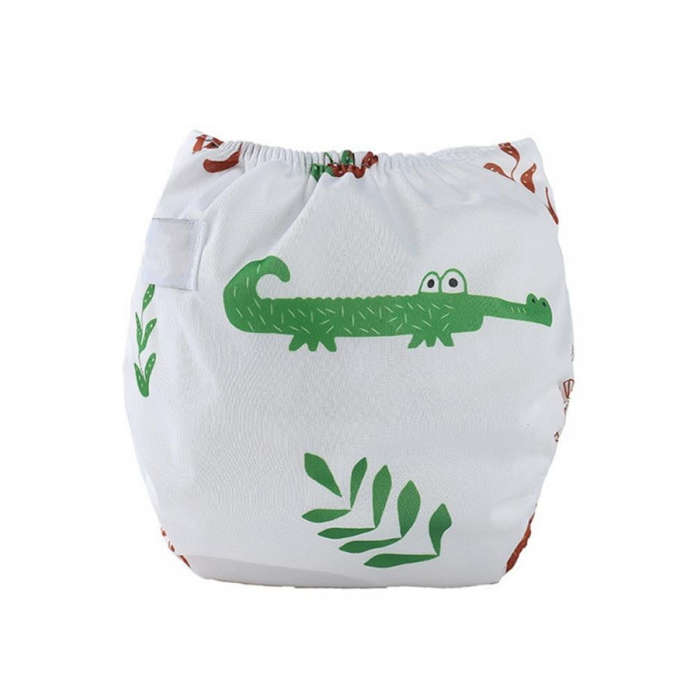 Adjustable Reusable Baby Washable Cloth Diaper Infant Cartoon Nappies Soft Cover 