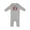 AC-Heather Grey, variant on Future Firefighter Red Fire Truck Engine Baby Romper Coveralls