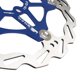 thumbnail image 4 of Soidarity Rotor de freno de disco de bicicleta, pastilla de freno de acero inoxidable con 6 pernos, disco de freno de bicicleta de carretera de montaña, Ciclismo Azul 160MM Soidarity OD001615-03B, 4 of 6