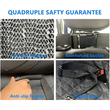 Dog Car Seat Cover 100 Waterproof Rear Covers Dogs With Viewing Window Side Flaps Storage Bags Hammock Scratch Proof Nonslip Back Protector For Cars Trucks Suv 146x136cm Canada Dog Car Seat Cover 100 Waterproof Rear, Dog Scratched Leather Car Seat