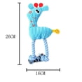 thumbnail image 3 of Yuehao Pet Supplies Squeaky Dog Toys for Small and Medium Dogs Durable Puppy Toys Dog Chew Toys with Rope Legs Blue, 3 of 6