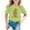 Light Green, variant on Summer Boys and Girls T Shirts Round Neck Animal Patterned Printed Short Sleeve T Shirt Tops, Size 4-6 Years