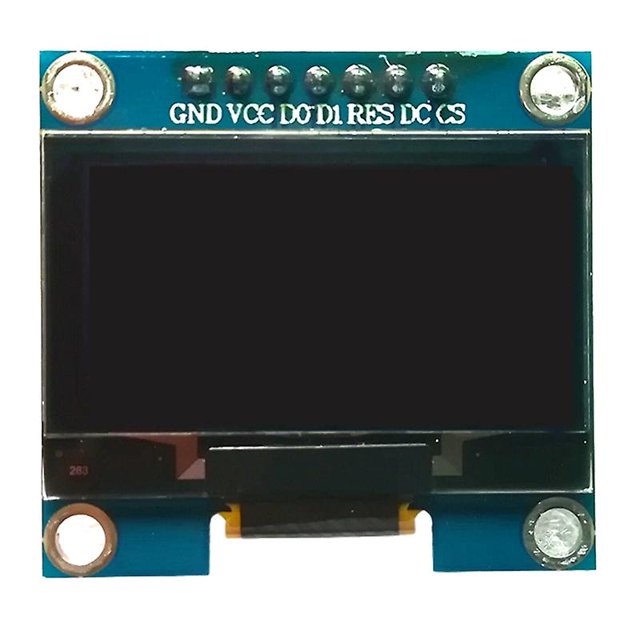 1 unidad de módulo de pantalla Oled I2c 128x64 módulo de pantalla de 1,3 pulgadas Sh1106 blanco azul, luz blanca de 7 pines Feliz Sencillez