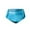 Blue, variant on Women's High Rise Shiny Faux Leather Shorts Metallic High Waisted PU Elastic Waist Gloss Coated Rave Clubwear Party Bottoms,Black,M