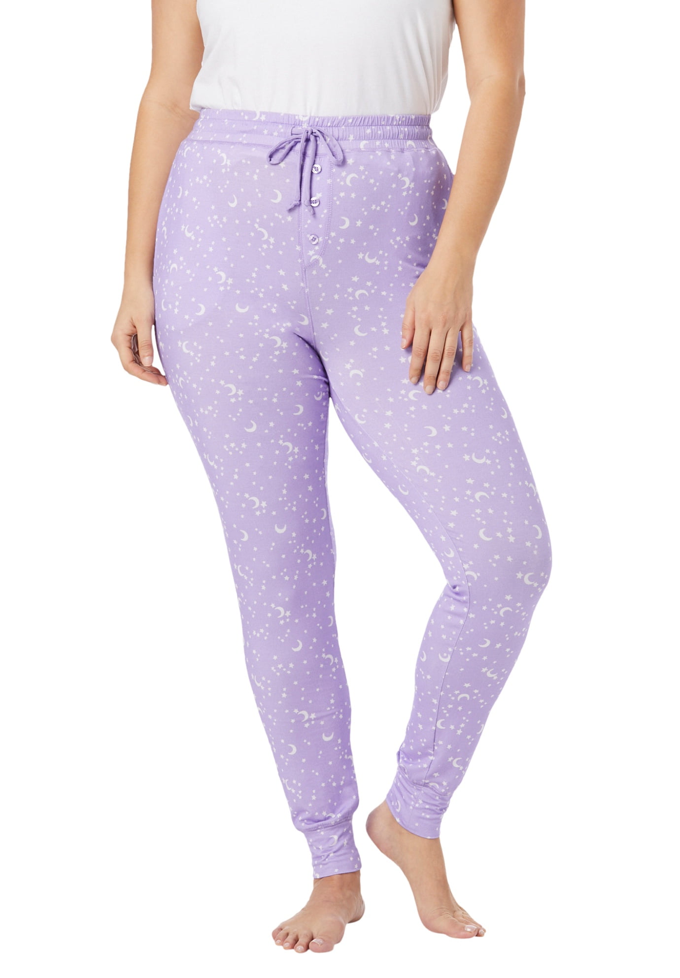 women's pajama bottoms with cuffs