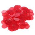 thumbnail image 1 of 100pcs Clear Red Plastic Bingo 1.9cm, 1 of 4