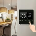 thumbnail image 2 of Smart LCD touch screen thermostat, suitable for home programmable electric floor heating system temperature regulator, AC 85-250V temperature controller, 2 of 8