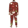 thumbnail image 5 of Kll Coffee Cups Sleepwear Mens Flannel Pajamas,Long Cotton Pj Set, 5 of 9