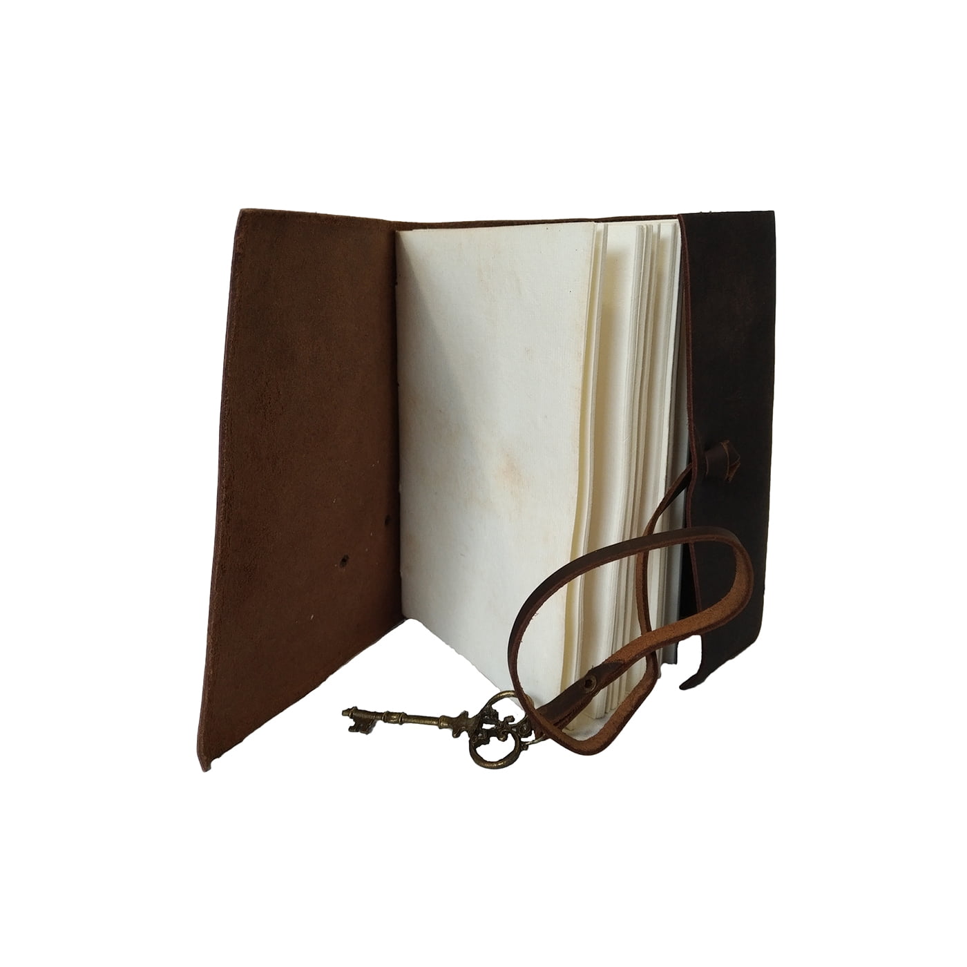 Vintage Leather Journal Antique Handmade Leather Bound journal for Men Women Diary Leather Sketchbook Drawing Journal Brown Notebook