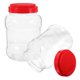 thumbnail image 5 of 2 recipientes transparentes sellados para té, tarros de plástico para almacenar alimentos (2200 ml), 5 of 5
