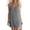 #0253-Dark Gray, variant on Womens Cotton Linen Scoop Neck Tank Dress Casual Summer Sleeveless Mini Sundress Beach Vacation Shift Dress with Pocket