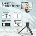 thumbnail image 2 of AlexTong Wireless Bluetooth Selfie Stick Tripod Shutter Remote Control For Iphone Xiaomi Huawei IOS Android, 2 of 6