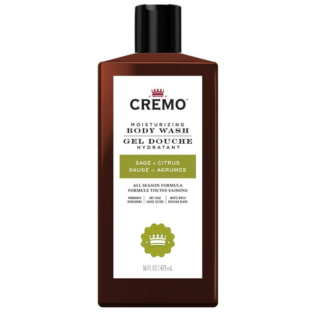 Cremo Sage & Citrus Rich Lathering Body Wash, 473 mL