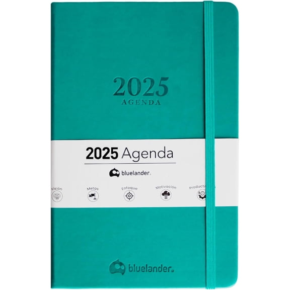 Agenda 2024 Escolar Bluelander Azul A5