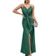 thumbnail image 1 of Vestido formal LALACAT elegante vestido largo de verano con cuello en V y abertura, 1 of 7