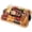 02#Brown, variant on Bxaolu Charcuterie Board with Clear Locking Lid, Portable Travel Cheese Board & Snack Tray with Handle, 6-Compartment Charcuterie Boards, Reversible Cutting Board for Parties, Housewarming Gifts